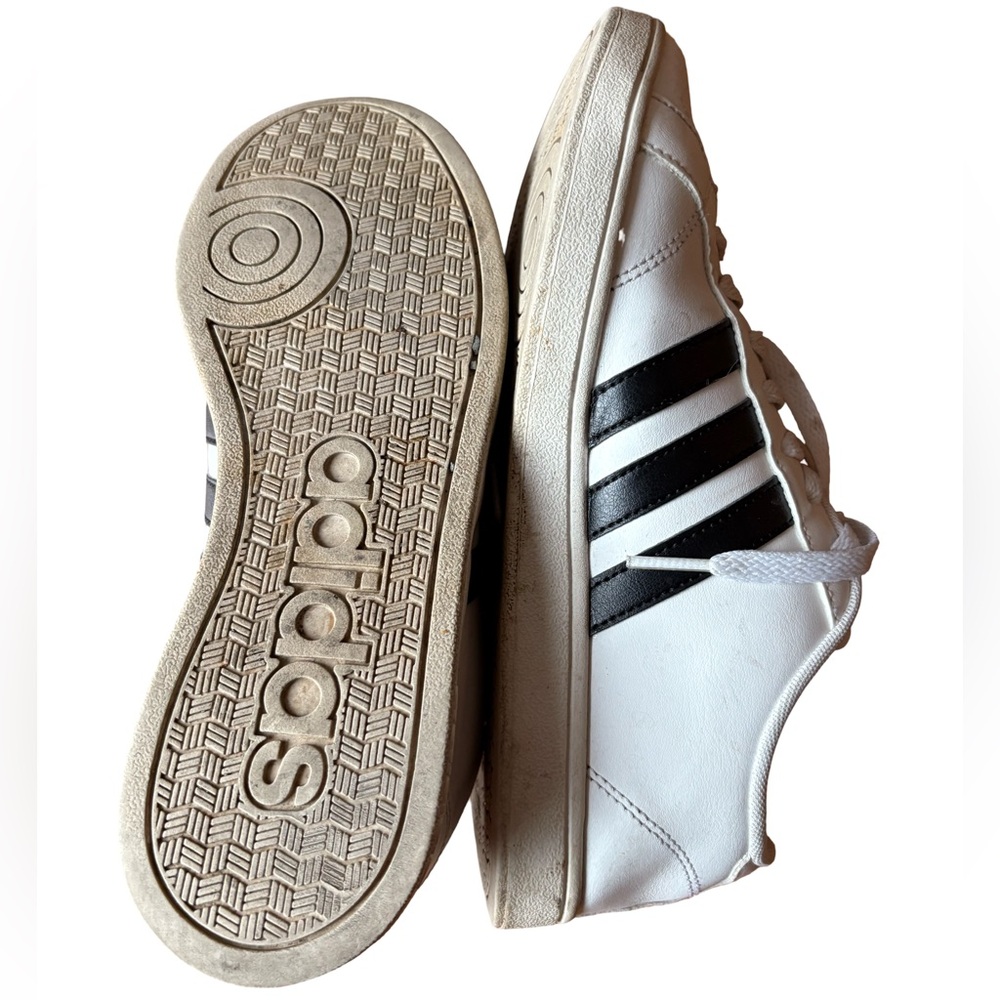Adidas White and Black Sneakers - Picture 3 of 4